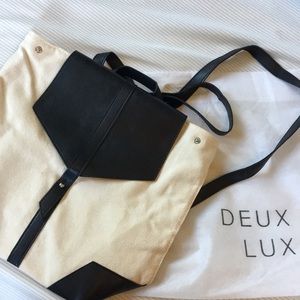Vegan leather backpack from a fab fit fun box.